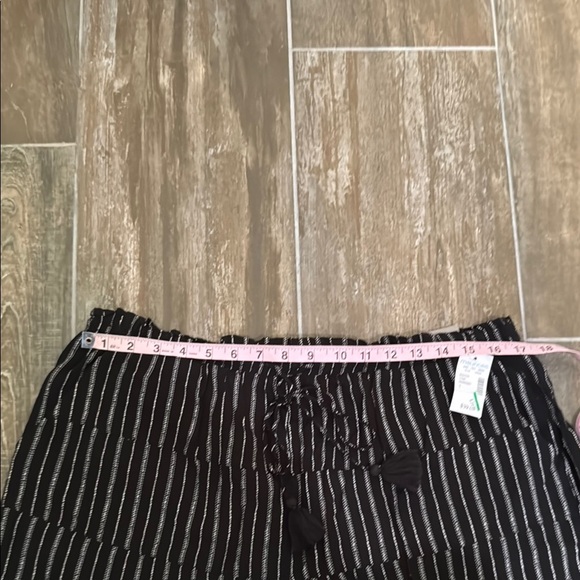 Maurices High Waist Black and White Pinstripe Shorts - Picture 7 of 9